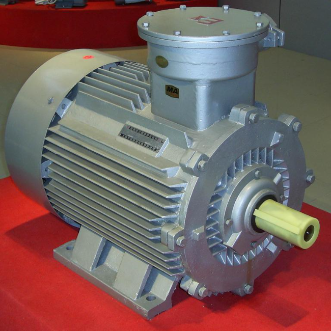 YE4-225M-4防爆电机45°角实拍